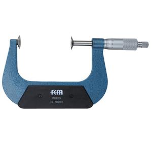  75-100mm Disk Micrometers for Precise Measurement of Disc-Shaped Workpieces in Industrial Manufactures
