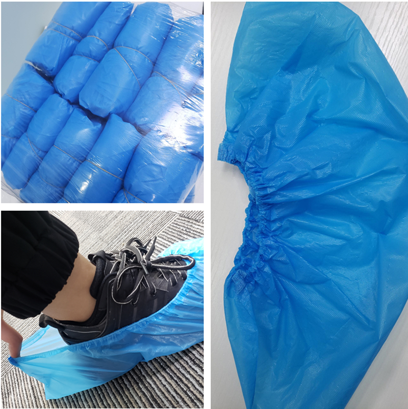CPE materials shoe covers high quality anti-skid disposable shoe covers