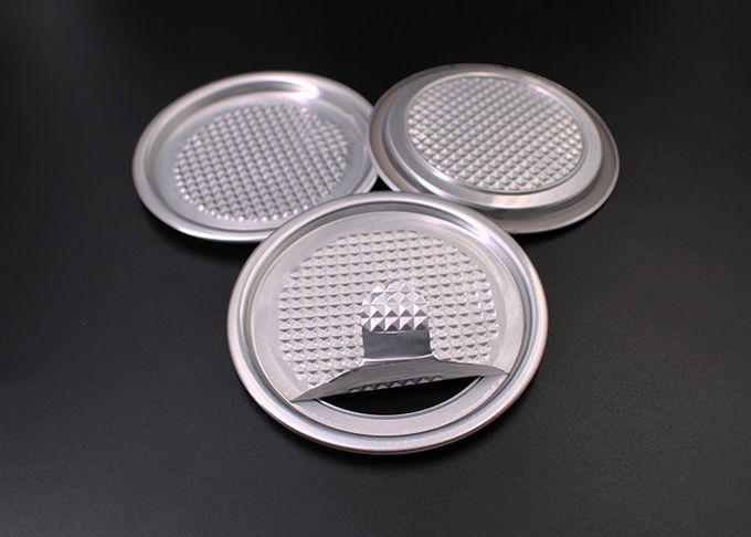 0.6mm Peel Off Aluminum Foil Seal Cap Liners For Can Tin Customized