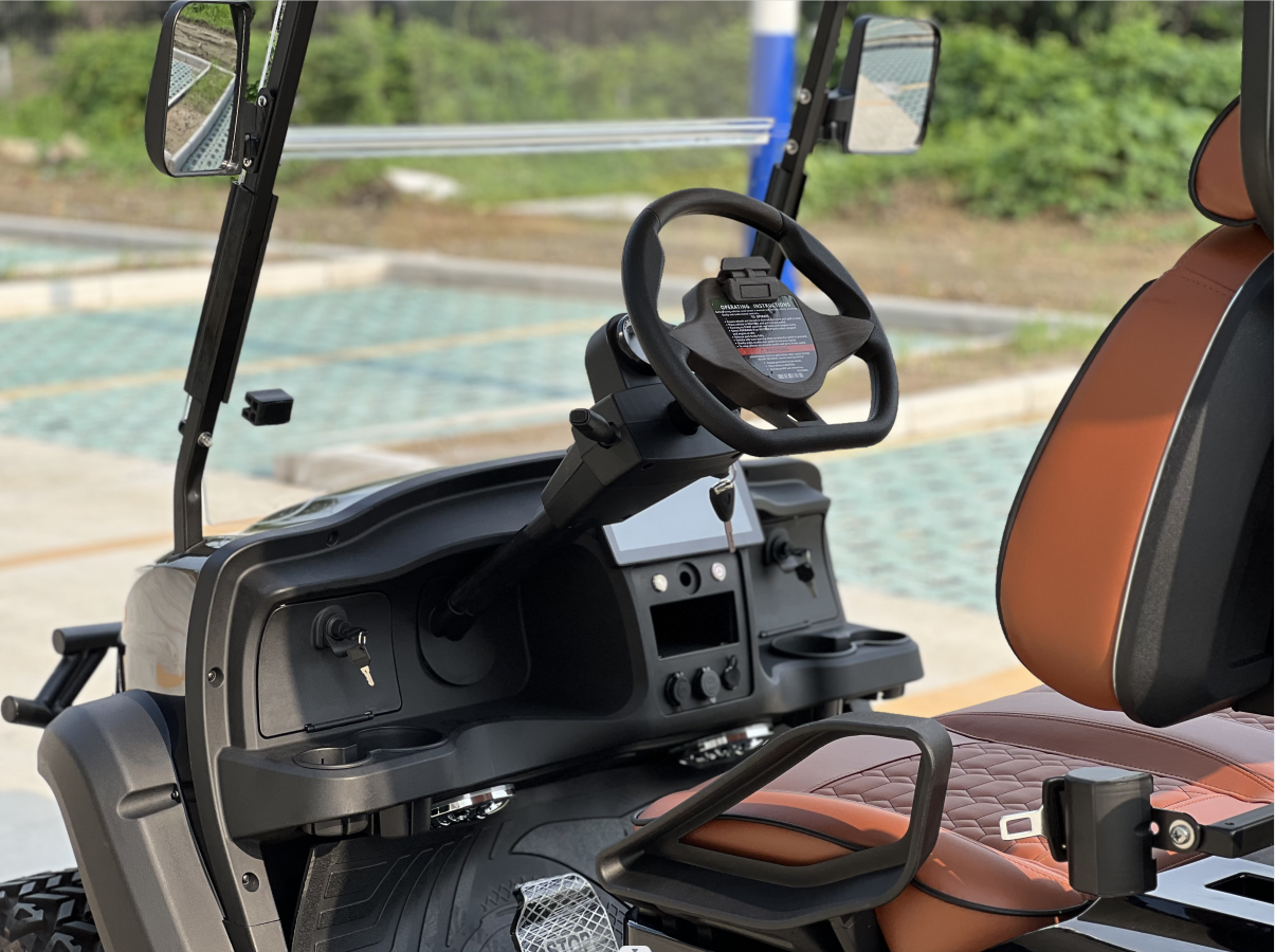 Outdoor Playground Electric Golf Cart Chinese 4 Passenger Hunting Buggy with Custom Body and Lifted Design