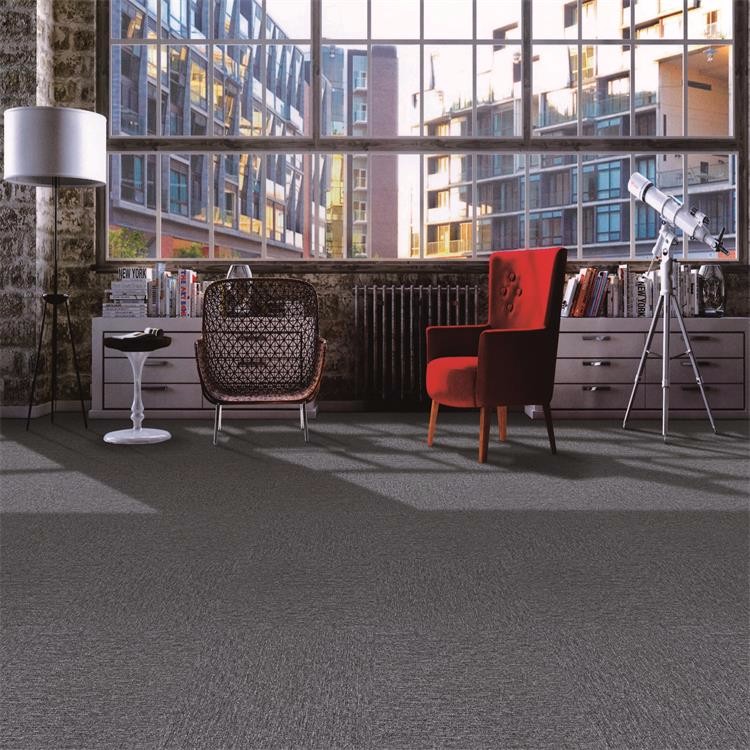 Modern tuft floor removable commercial PP carpet tiles