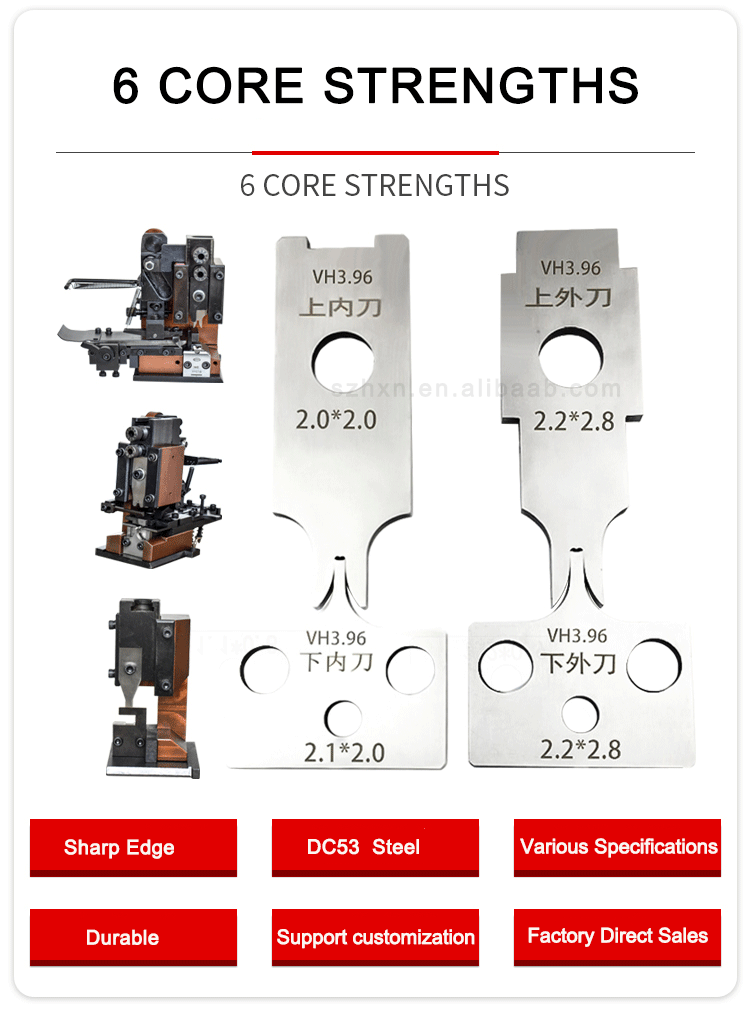 Long-lasting Crimping Terminal with OTP Applicator Blade and Terminal Crimping Knife