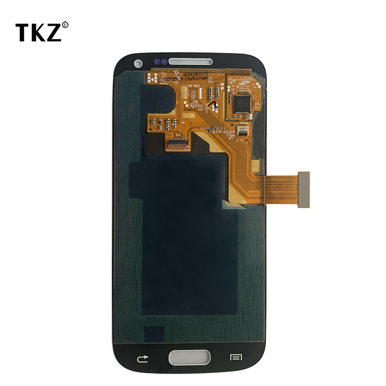 White Gold Cell Phone LCD Display For SAM S4 Mini I9195 Assembly