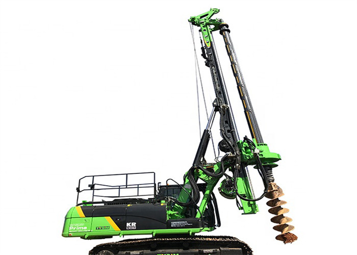 Hydraulic Long Spiral Auger Rotary Drilling Rig CFA KR80M Pile Driving Rigs 140KN