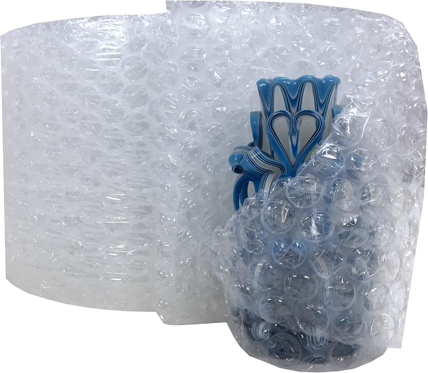 Bubble Roll 24 Wide X 175 Ft Small Bubbles 3/16 Perforated Every 12, Clear Perforated Bubble Cushioning Wrap