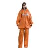 Buy cheap 100% PVC Reflective Rain Suit Heat Welding Rain Coat Motorcycle Suit Waterproof from wholesalers