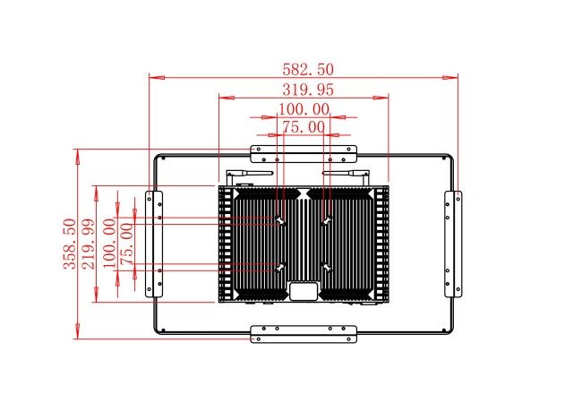 23.6-Inch Linux Screen for Logistics Monitoring and Automation Systems