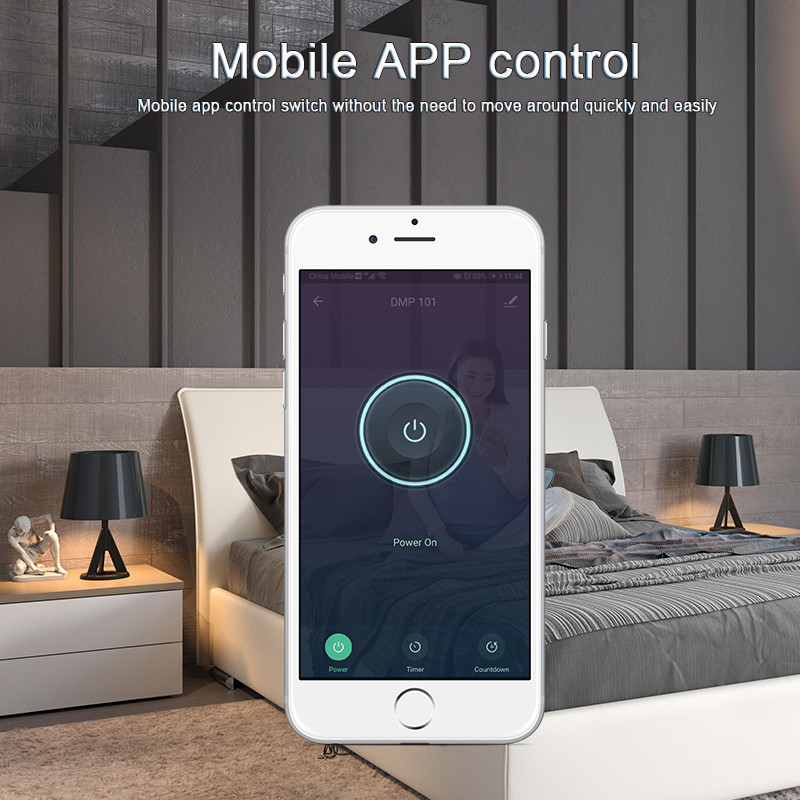 Glomarket Zigbee 3 Gang Voice Remote Control Dimmer Switch Tuya Smart With Neutral Touch Panel Wall Light Switch