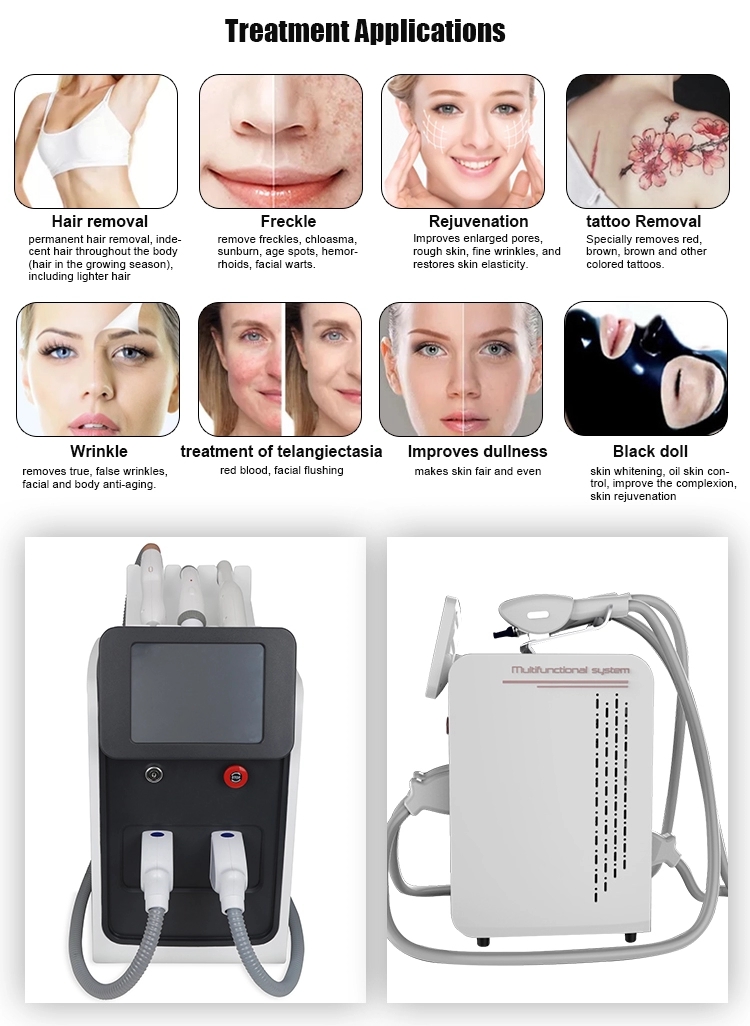 AS1913 ODM Nd Yag OPT Beauty Machine Tattoo Removal Permanently Whitening