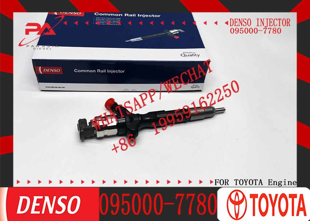 095000-7780 common rail injector 095000-7781 Diesel Fuel Injectors 23670-39316 23670-39315 For Sale Toyota