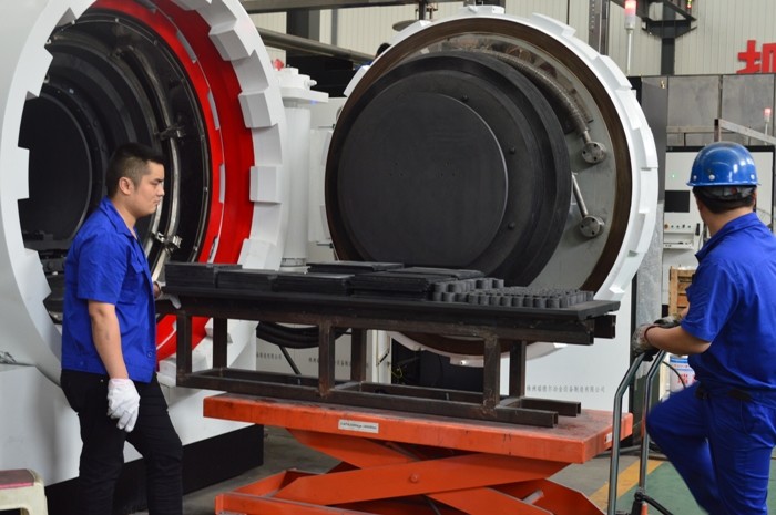 Horizontal Vacuum Tube Furnace / Single Chamber Periodic Laboratory Vacuum Furnace