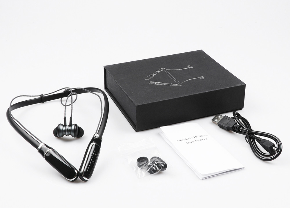 High quality headphones stereo magnetic wifi headset wireless bluetooth sport earphone for christmas gift