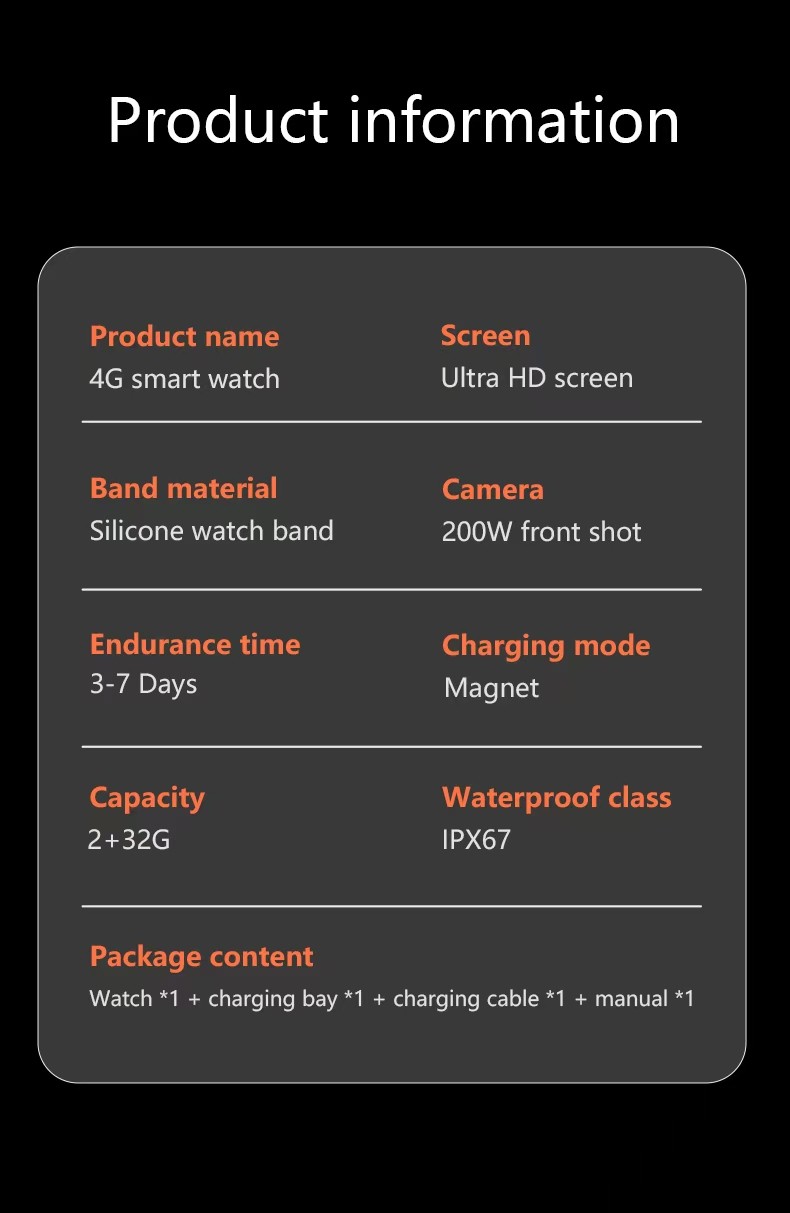 B22 Heart Rate And Oxygen Monitor Watch 2.13 inch HD Camera Smart Watch Video Call