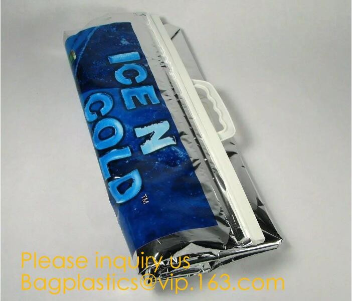 Aluminum Foil Food Use Disposable Cooler Bag Insulated Thermal Bag Organizer Storage Frozen Lunch Bag bagease bagplastic