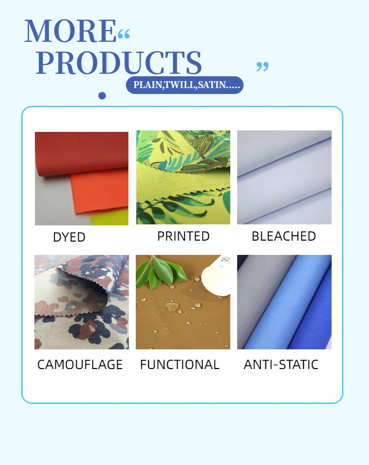Polyester Rayon Uniform Fabric Poplin TR 65 35 Camoufalge 150gsm