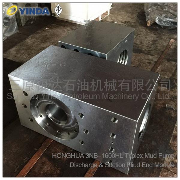 3NB-1600HL Triplex Mud Pump Module Discharge Suction Fliud End Module NB1602.01