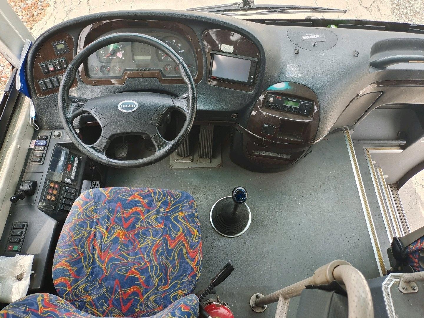 Used Coach Bus Higer 47 Seats Tour Coach Bus Left Hand Drive Diesel Buses