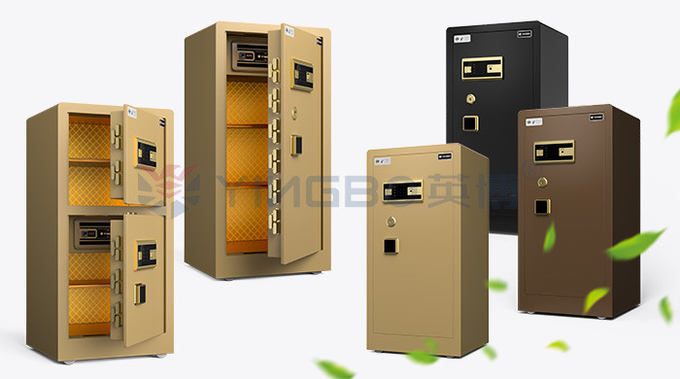 Home Security Fingerprint Biometric Lock Safe Box H1000mm YB/RS-100 Gold