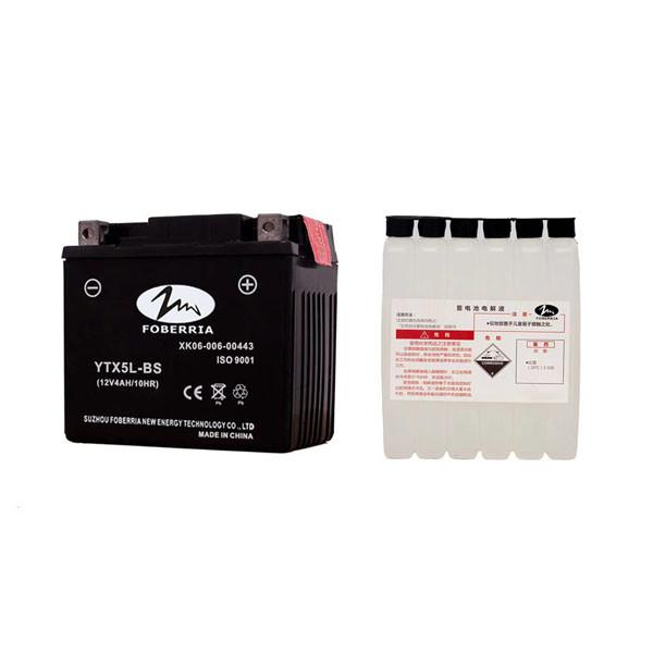 high performance YTX5L-BS Motorcycle Lead acid Battery 12V most powerful
