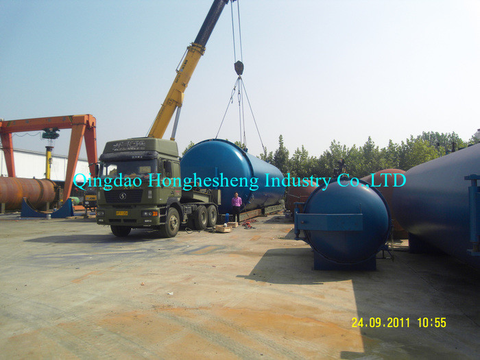 Dia 800mm Electric Heating Rubber Shoes Vulcanization Tank 0.8mpa