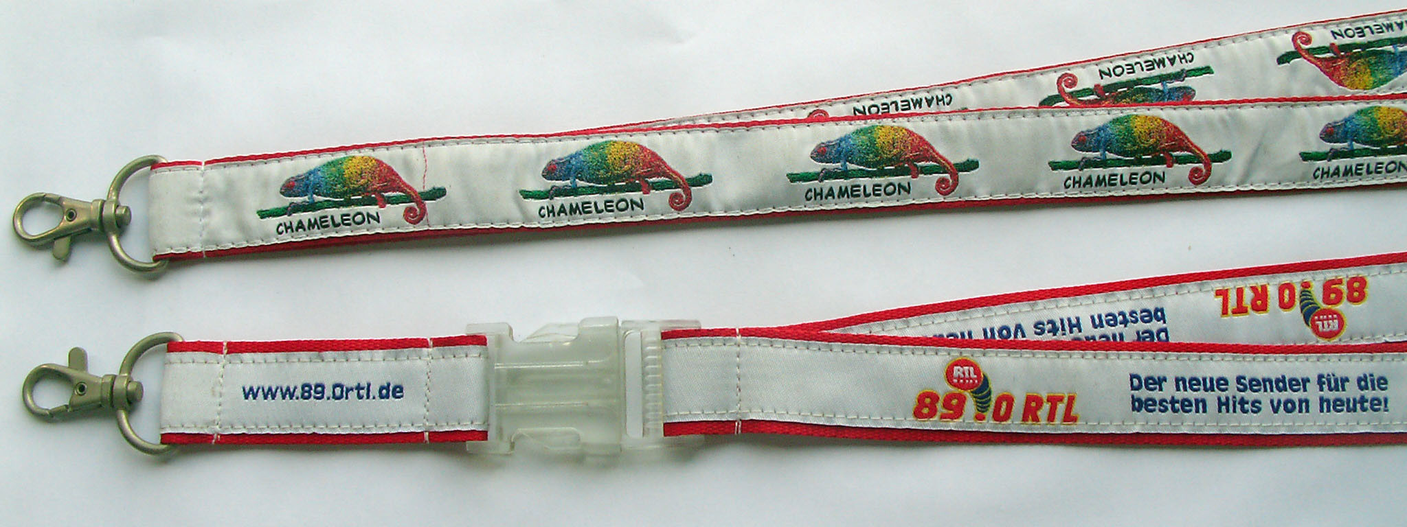 Logo Personalised Id Badge Lanyard , Trade Show Lanyards For Students