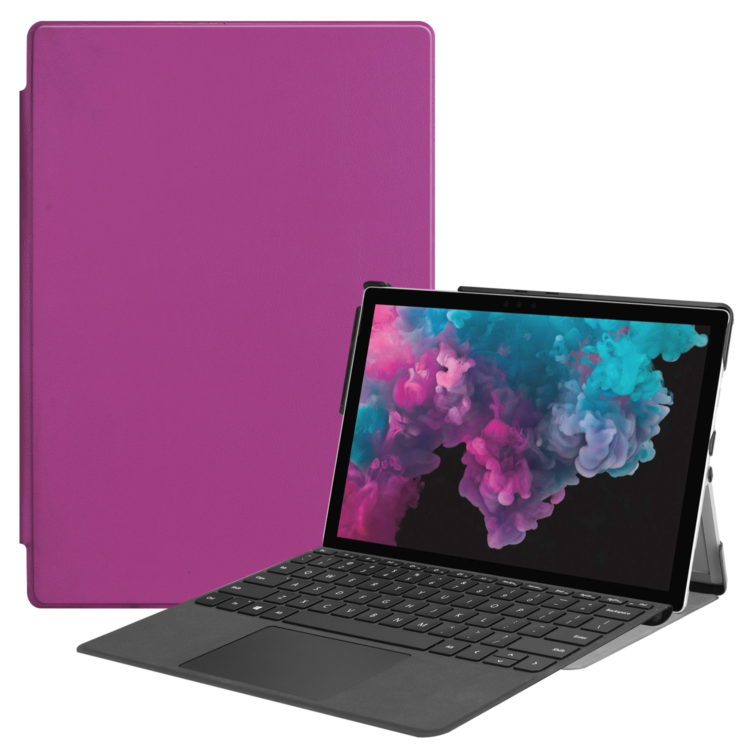  Microsoft Surface Pro 6 Case, Smart Slim Shell Stand Cover for Surface Pro 6 /5(Pro 2017)/Pro 4 Tablet Manufactures