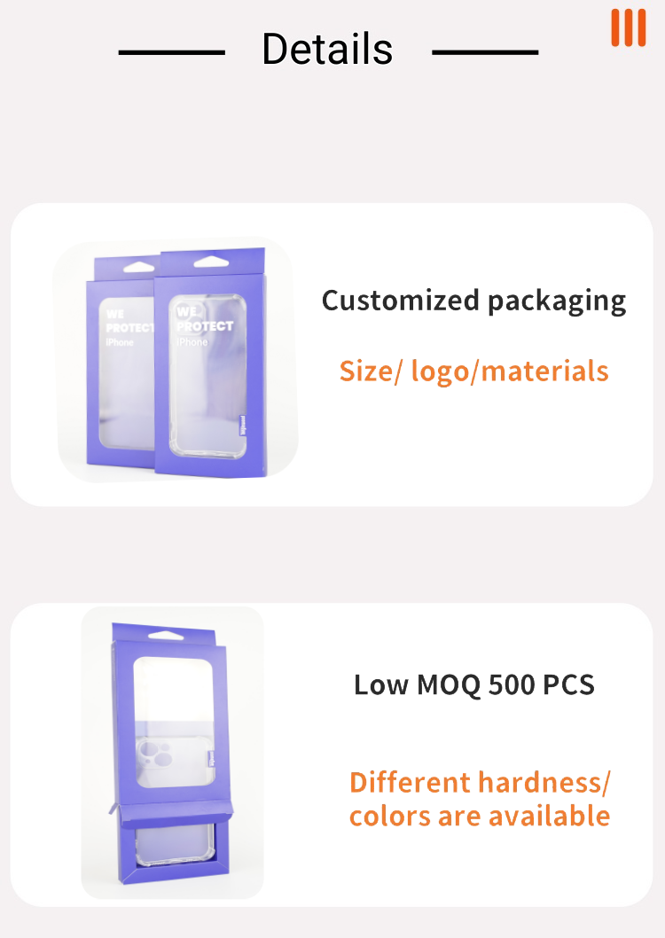 2025 New Design Custom Phone Case Box Packaging Slide Out Drawer Box With Paper Tray For Iphone