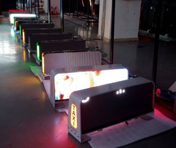 Full Color Taxi Top LED Display LED Billboard For Outdoor Car Advertising