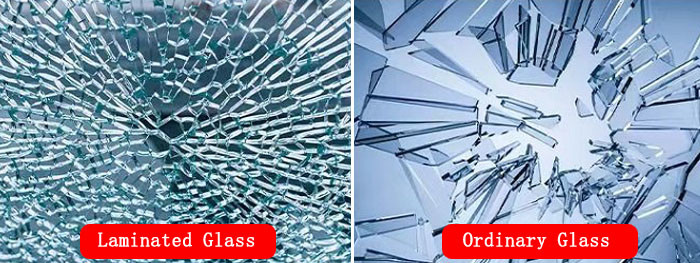 Bronze Laminated Glass 15mm 19mm Acoustic Laminated Safety Glass Custom