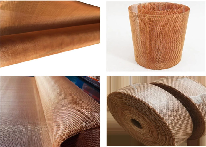 Wear Resisting Shielding 15 20 Magnetic Phosphor Bronze Wire Mesh Copper Woven