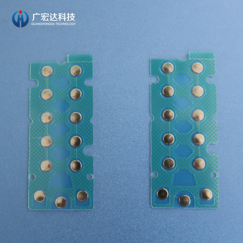 Normal Adhesive Metal Dome Arrays 0.1mm Tolerance For Silicon Contact Devices