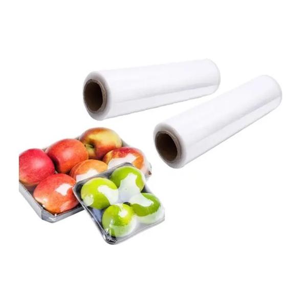 100% Biodegradable Plastic PE Cling Film Roll Wrap Food Grade Clear Wrap