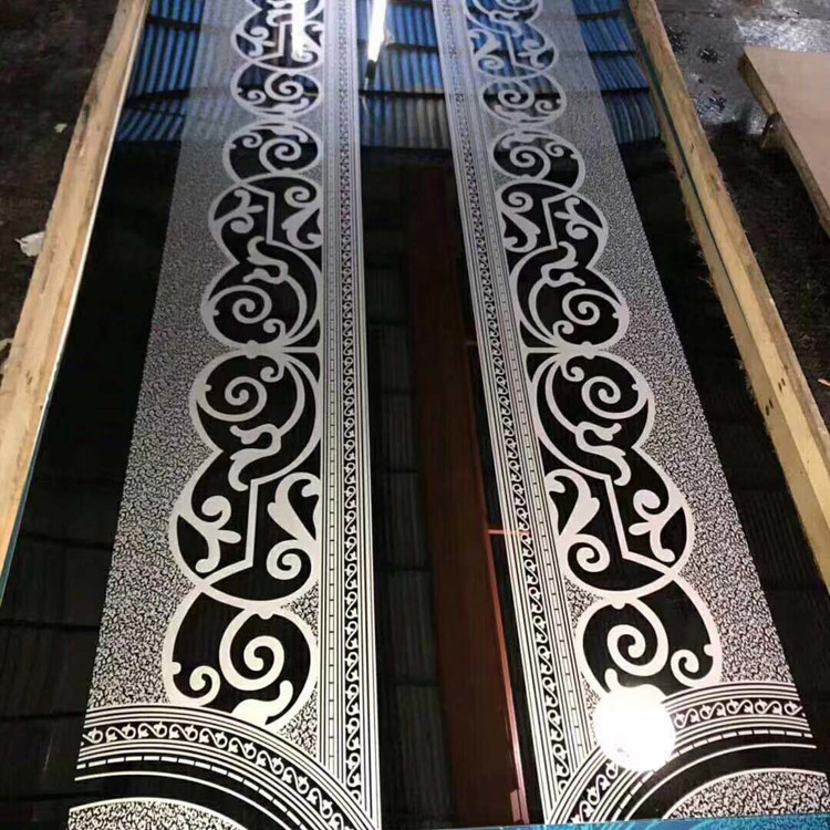 304 Elevator Stainless Steel Sheet Etching 0.3mm 1219mm 40x4x8 Mirror