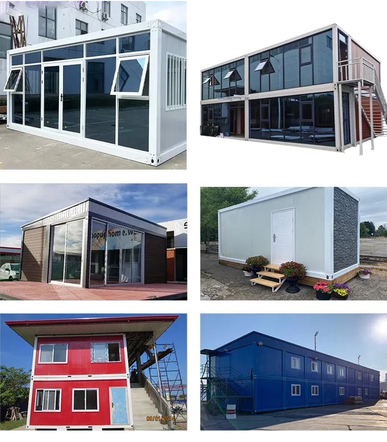 Modern Villa Expandable Prefabricated House with PVC Sliding Window and Aluminum Alloy