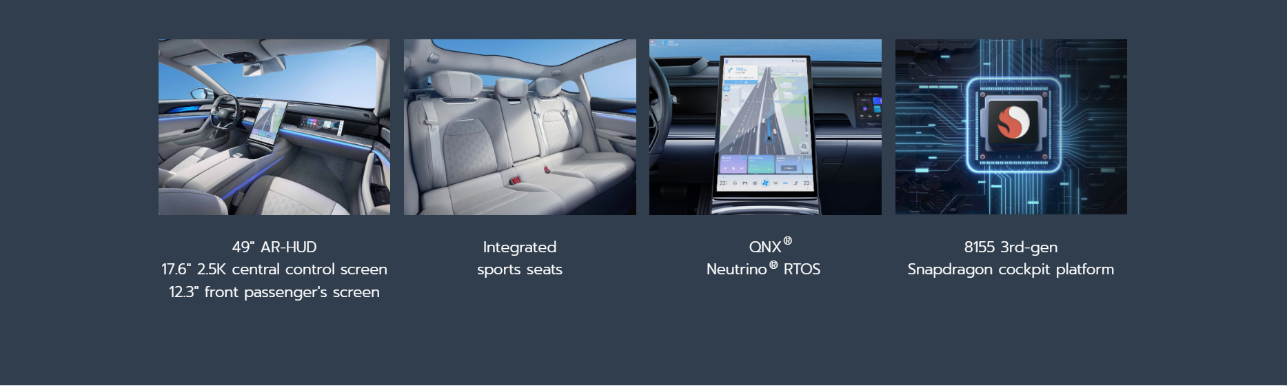 2024 Neta S Extended Range Pure Electric Vehicle 4 Door 5 Seats Sedan with 1060 KM Range and Programmable 231 HP Motor