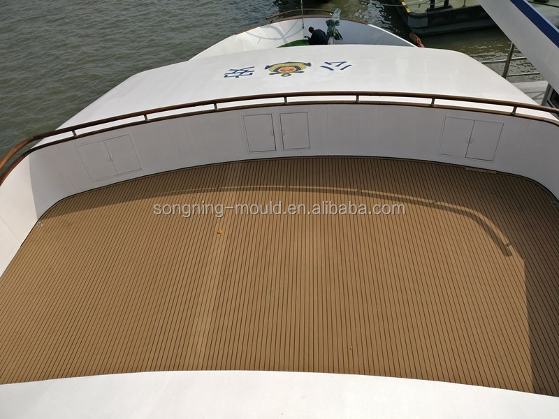 190mm/50mm Width Yacht Floor Durable and Stylish PVC Teak Decking for a Classy Look