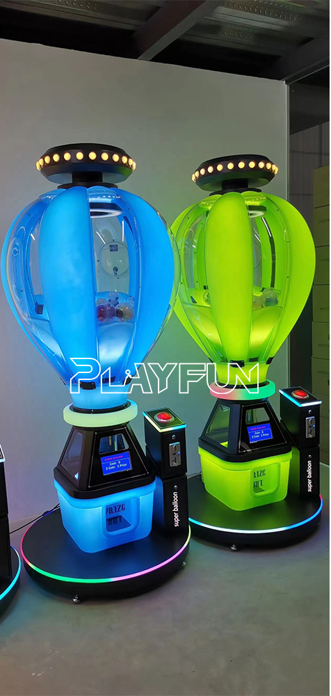 Playfun Hot Sale Amusement Center Coin Operated Arcade Game Super Balloon Hot Air Balloon New Gashapon Capsule Games Machines