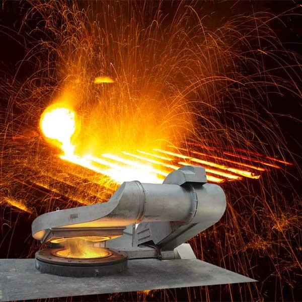Electric Induction Steel Melting Furnace For Steel High Durability Low