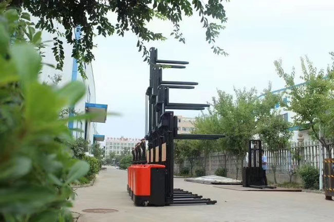 DC Drive Power Electric Pallet Jack Stacker For Narrow Site