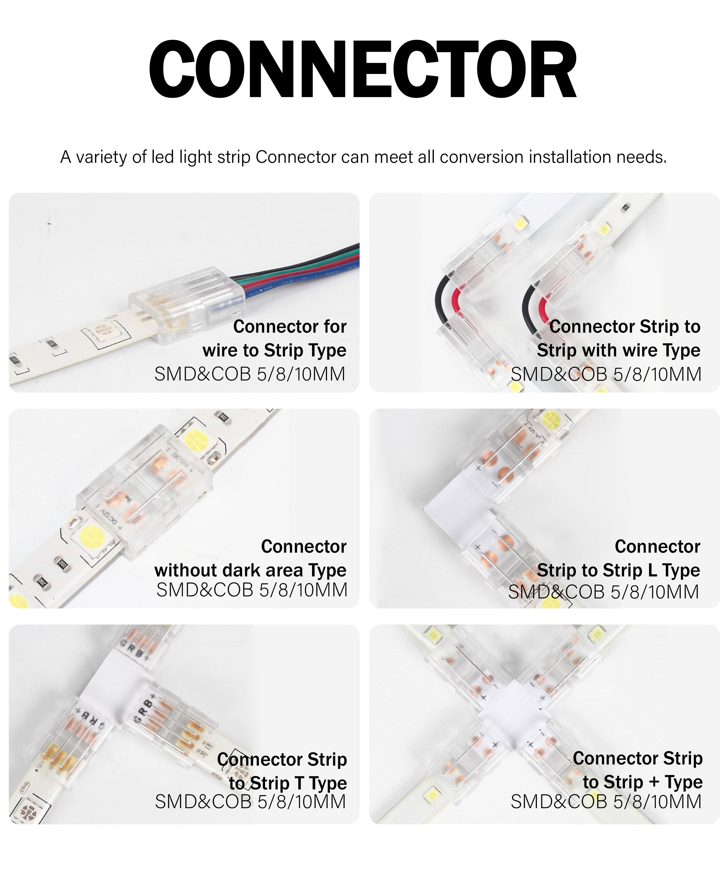 12V24V 8mm 120leds 3000K4000K6500K12000K IP67 SMD2835 Double-sided Led Strip Light 0.06kg