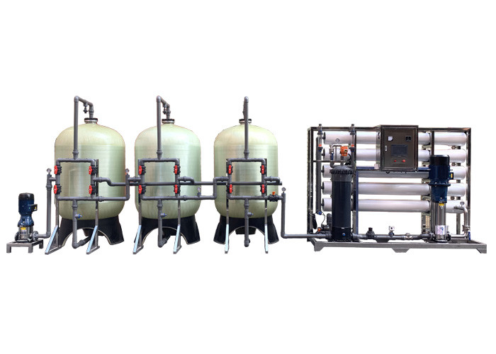 10TPH Purification Seawater Reverse Osmosis Desalination Plant FRP Tank