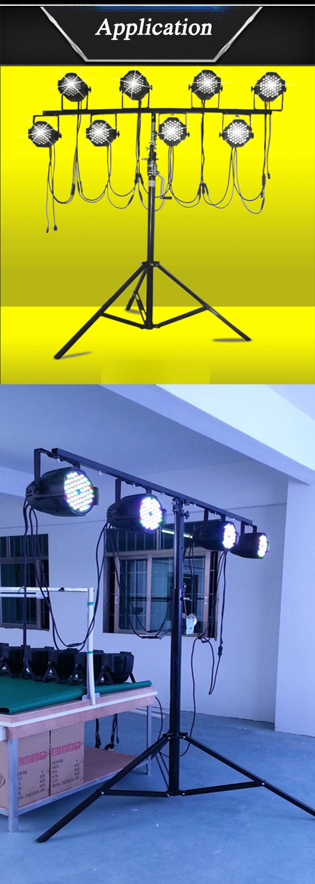4.5m Winch Lighting Stand for Stage LED Lights (Round Tube)