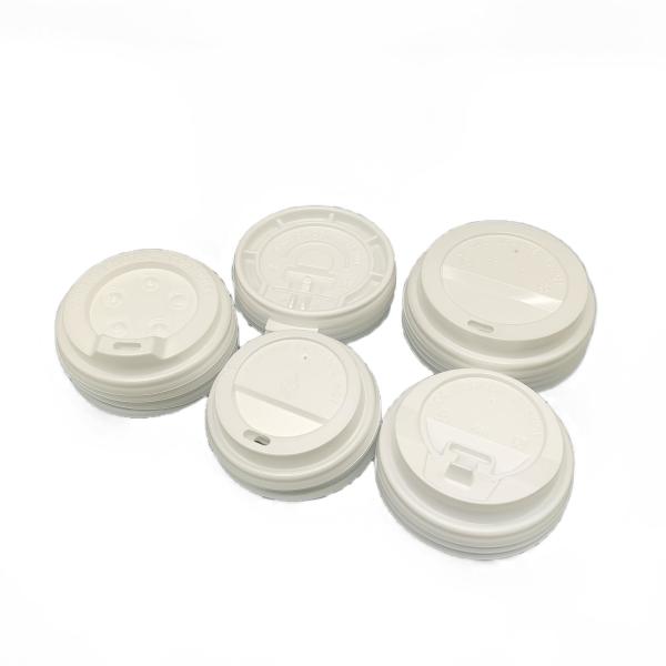 Disposable PLA PS PET Plasti Flid Cup Lid Hot Drink Cover Cap Plastic Lids For