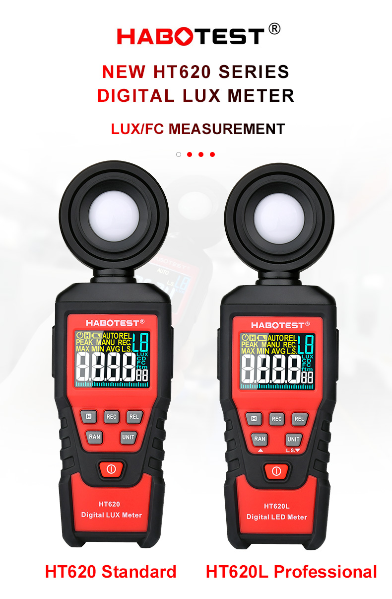 1000FC Digital Lux Meter , 1000 Lux Digital Illuminance Meter