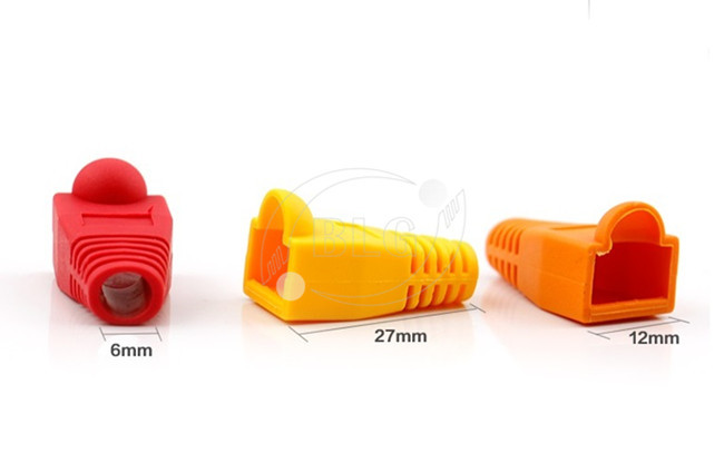 RoHS Network Cable Accessories RJ45 Plug Boots for Cat5e 8P8C RJ45 Male Plugs