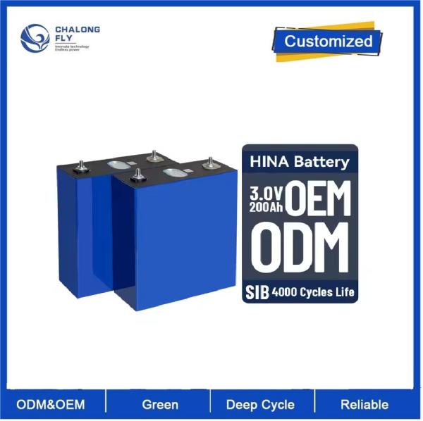 HINA 3V 200Ah 220Ah Sodium Ion Battery Cell 4000 Cycles for DIY Battery Packs