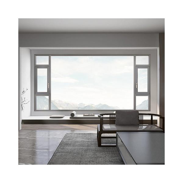 35dB Sound Insulation Coefficient Aluminum Sliding Window for Villa French Glass