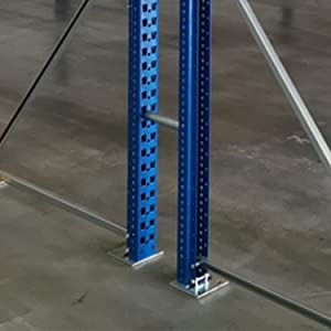 Heavy Duty Ground Floors Mounting System Universal Shelf Sign Bracket Pile Base