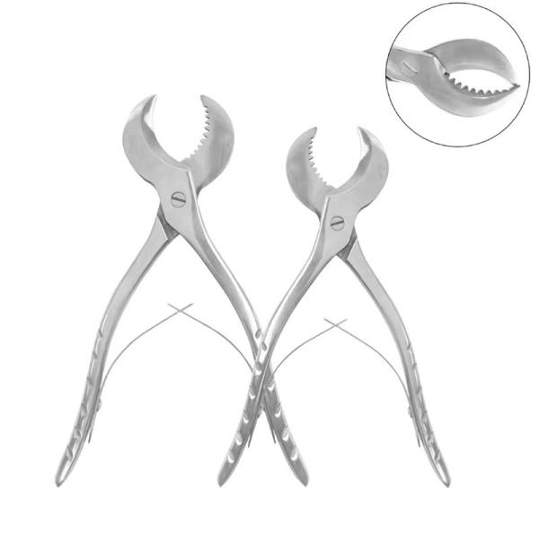 Stainless Steel Dental Forceps Gypsum Plaster Scissors Dental Pliers With