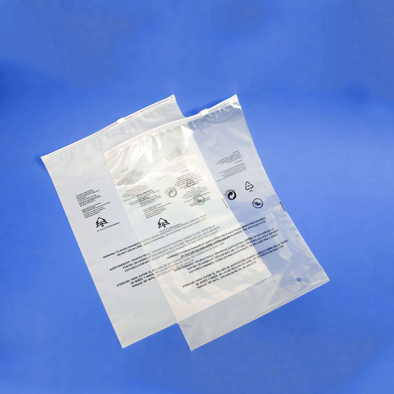 Transparent PE Packaging Zipper Bag Cosmetic Makeup With Customizable Design